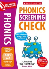 Practice for the Phonics Screening Check 2nd edition цена и информация | Книги по социальным наукам | pigu.lt