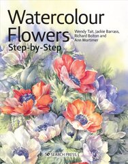 Watercolour Flowers Step-by-Step цена и информация | Книги о питании и здоровом образе жизни | pigu.lt