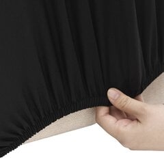 Sofos užvalkalas, juodas kaina ir informacija | vidaXL Patalynė ir namų tekstilė | pigu.lt