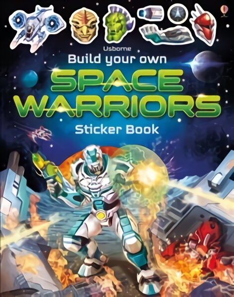Build Your Own Space Warriors Sticker Book цена и информация | Knygos mažiesiems | pigu.lt