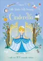 Little Sticker Dolly Dressing Fairytales Cinderella цена и информация | Книги для малышей | pigu.lt