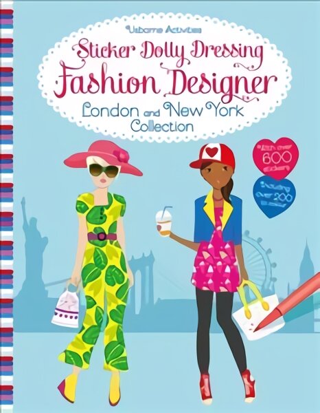 Sticker Dolly Dressing Fashion Designer London and New York Collection цена и информация | Knygos mažiesiems | pigu.lt