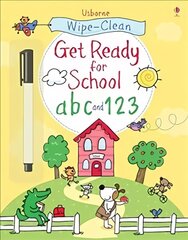 Wipe-clean Get Ready for School abc and 123 цена и информация | Книги для малышей | pigu.lt