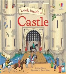 Look Inside a Castle UK ed. цена и информация | Книги для детей | pigu.lt