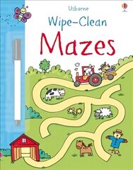 Wipe-Clean Mazes: Mazes цена и информация | Книги для самых маленьких | pigu.lt