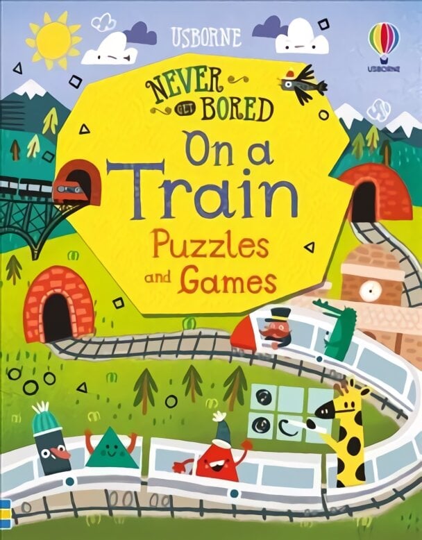 Never Get Bored on a Train Puzzles & Games kaina ir informacija | Knygos mažiesiems | pigu.lt