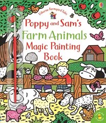 Poppy and Sam's Farm Animals Magic Painting Book kaina ir informacija | Knygos mažiesiems | pigu.lt