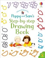 Poppy and Sam's Step-by-Step Drawing Book kaina ir informacija | Knygos mažiesiems | pigu.lt