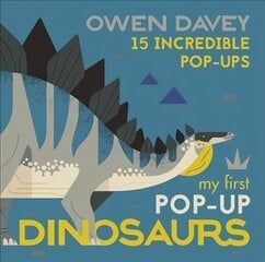 My First Pop-Up Dinosaurs: 15 Incredible Pop-Ups цена и информация | Книги для самых маленьких | pigu.lt