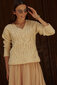 Megztinis moterims Numinou, beige цена и информация | Megztiniai moterims | pigu.lt