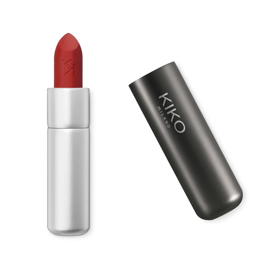 Matiniai lūpų dažai Kiko Milano Powder Power Lipstick, 20 Vibrant Burgundy цена и информация | Lūpų dažai, blizgiai, balzamai, vazelinai | pigu.lt