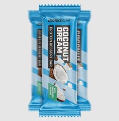 Batonėliai BioTech Protein Dessert Bar 20ˣ50g., kokosų skonis цена и информация | Батончики | pigu.lt