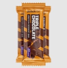 Batonėliai BioTech Protein Dessert Bar 20ˣ50g., šokolado skonis цена и информация | Функциональные продукты питания (суперфуд) | pigu.lt