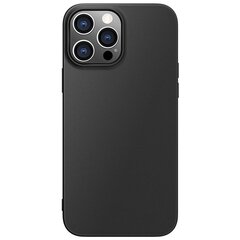 Mocco Ultra Slim Soft Matte 0.3 mm Матовый Силиконовый чехол для Apple iPhone 14 Pro Max Черный цена и информация | Чехлы для телефонов | pigu.lt