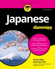 Japanese For Dummies 3rd Edition kaina ir informacija | Užsienio kalbos mokomoji medžiaga | pigu.lt