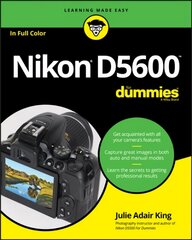Nikon D5600 For Dummies цена и информация | Книги по фотографии | pigu.lt