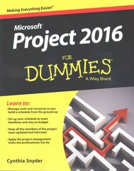 Project 2016 For Dummies цена и информация | Книги по экономике | pigu.lt