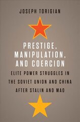 Prestige, Manipulation, and Coercion: Elite Power Struggles in the Soviet Union and China after Stalin and Mao цена и информация | Исторические книги | pigu.lt