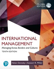 International Management: Managing Across Borders and Cultures,Text and Cases, Global Edition 10th edition kaina ir informacija | Ekonomikos knygos | pigu.lt