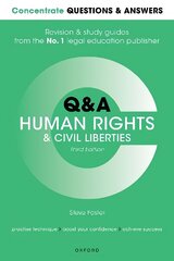 Concentrate Questions and Answers Human Rights and Civil Liberties: Law Q&A Revision and Study Guide 3rd Revised edition цена и информация | Книги по экономике | pigu.lt