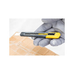 Нож 9мм ломкое лезвие цена и информация | Механические инструменты | pigu.lt