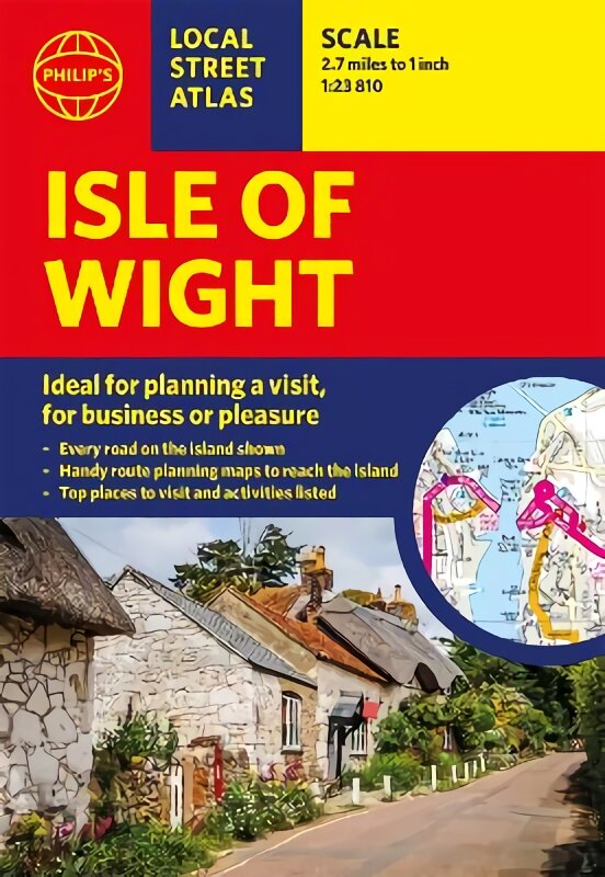 Philip's Isle of Wight Guide Book: Local Street Atlas kaina ir informacija | Kelionių vadovai, aprašymai | pigu.lt