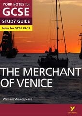 Merchant of Venice STUDY GUIDE: York Notes for GCSE (9-1): - everything you need to catch up, study and prepare for 2022 and 2023 assessments and exams kaina ir informacija | Knygos paaugliams ir jaunimui | pigu.lt