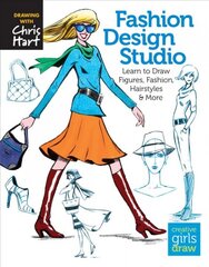 Fashion Design Studio: Learn to Draw Figures, Fashion, Hairstyles & More kaina ir informacija | Knygos apie sveiką gyvenseną ir mitybą | pigu.lt