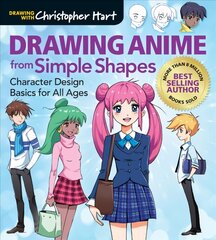 Drawing Anime from Simple Shapes: Character Design Basics for All Ages kaina ir informacija | Knygos apie sveiką gyvenseną ir mitybą | pigu.lt