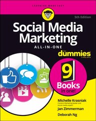 Social Media Marketing All-in-One For Dummies, 5th Edition 5th Edition цена и информация | Книги по экономике | pigu.lt