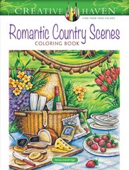 Creative Haven Romantic Country Scenes Coloring Book kaina ir informacija | Saviugdos knygos | pigu.lt