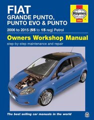 Fiat Grande Punto, Punto Evo & Punto Petrol ('06-'15) 55 To 15 цена и информация | Путеводители, путешествия | pigu.lt