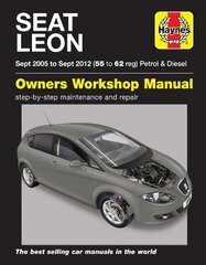 Seat Leon (Sept '05 to Sept '12) 55 to 62 reg цена и информация | Путеводители, путешествия | pigu.lt