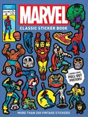 Marvel Classic Sticker Book цена и информация | Книги для самых маленьких | pigu.lt