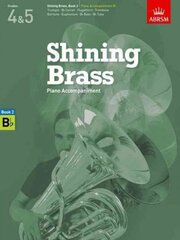 Shining Brass, Book 2, Piano Accompaniment B flat: 18 Pieces for Brass, Grades 4 & 5, Book 2 kaina ir informacija | Knygos apie meną | pigu.lt