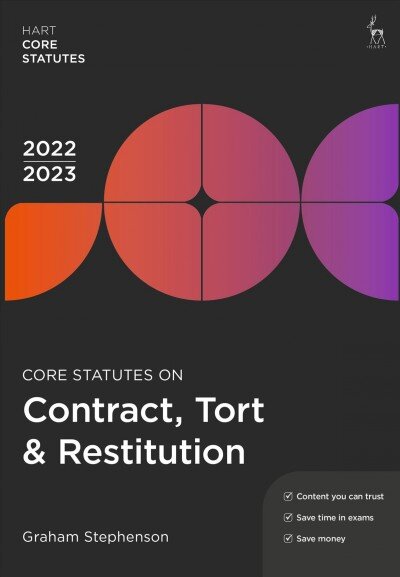 Core Statutes on Contract, Tort & Restitution 2022-23 7th edition kaina ir informacija | Ekonomikos knygos | pigu.lt