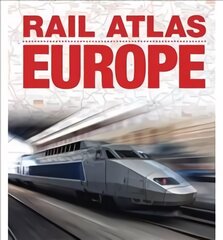 Rail Atlas Europe цена и информация | Путеводители, путешествия | pigu.lt