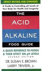 Acid Alkaline Food Guide - Second Edition: A Quick Reference to Foods & Their Effect on Ph Levels 2nd Revised edition цена и информация | Книги о питании и здоровом образе жизни | pigu.lt