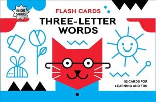 Bright Sparks Flash Cards - Three-letter Words: Three-letter Words kaina ir informacija | Knygos mažiesiems | pigu.lt