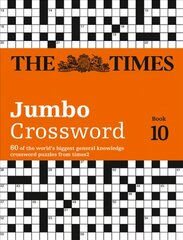 Times 2 Jumbo Crossword Book 10: 60 Large General-Knowledge Crossword Puzzles цена и информация | Книги о питании и здоровом образе жизни | pigu.lt