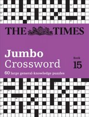 Times 2 Jumbo Crossword Book 15: 60 Large General-Knowledge Crossword Puzzles kaina ir informacija | Knygos apie sveiką gyvenseną ir mitybą | pigu.lt