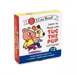 Learn to Read with Tug the Pup and Friends! Box Set 2: Levels Included: C-E, Box set 2 kaina ir informacija | Knygos paaugliams ir jaunimui | pigu.lt