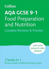AQA GCSE 9-1 Food Preparation & Nutrition Complete Revision & Practice: Ideal for Home Learning, 2023 and 2024 Exams 2nd Revised edition kaina ir informacija | Knygos paaugliams ir jaunimui | pigu.lt