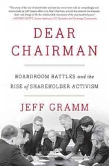 Dear Chairman: Boardroom Battles and the Rise of Shareholder Activism kaina ir informacija | Ekonomikos knygos | pigu.lt
