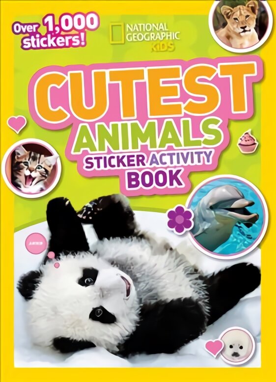 Cutest Animals Sticker Activity Book: Over 1,000 Stickers! цена и информация | Knygos mažiesiems | pigu.lt