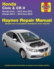 Honda Civic & CR-V (12-16): 2012-16 kaina ir informacija | Kelionių vadovai, aprašymai | pigu.lt