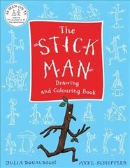 Stick Man Drawing and Colouring Book kaina ir informacija | Knygos mažiesiems | pigu.lt