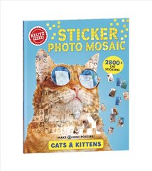 Sticker Photo Mosaics: Cats & Kittens (Klutz) цена и информация | Книги для самых маленьких | pigu.lt