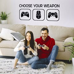 Choose your weapon настенная наклейка в детскую комнату цена и информация | Интерьерные наклейки | pigu.lt