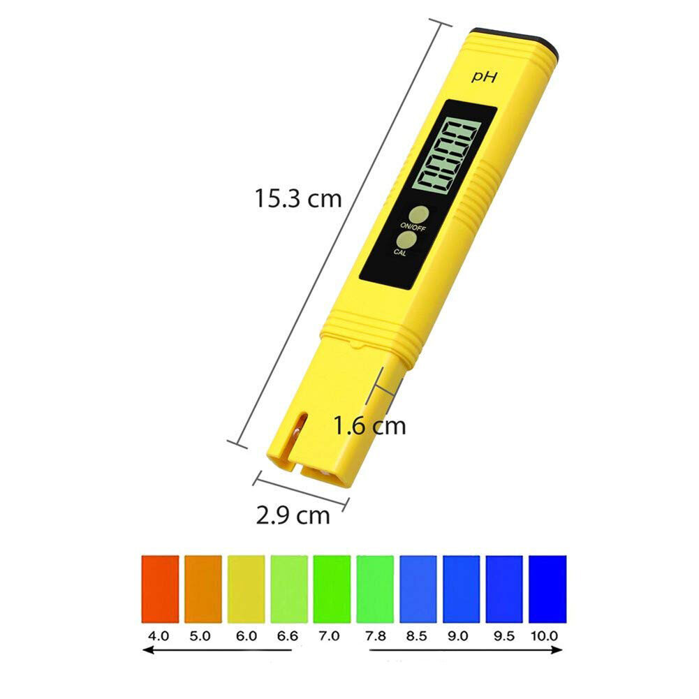 Vandens PH lygio matuoklis - elektroninis PH matuoklis kaina ir informacija | Drėgmės, temperatūros, pH, ORP matuokliai | pigu.lt